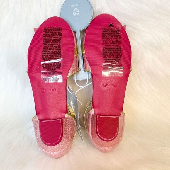 Aurora Costume Shoes Sleeping Beauty Princess Disney Store Size 13/1 Girls Kids - Picture 2 of 8